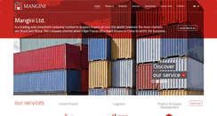 Desktop Screenshot of manginiltd.com