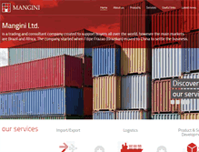 Tablet Screenshot of manginiltd.com
